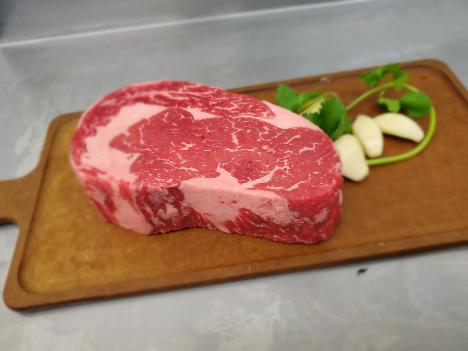 (1) Barley Fed F1 Wagyu Ribeye (Boneless) MBS4 (16oz) - Epic Meat Co.